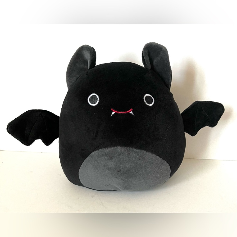 Black Vampire Bat Plush Toy Bat Stuffed Animal Vampire Bat Halloween Goth Punk - Picture 1 of 5